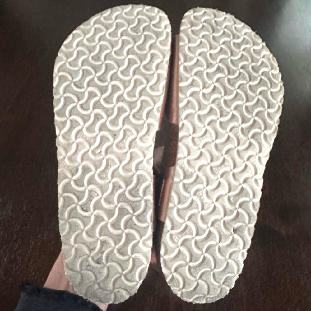 Birkenstock Girls Rio AS Electric Metal Copper Pink Sandals 34 3 3.5 - Picture 6 of 6